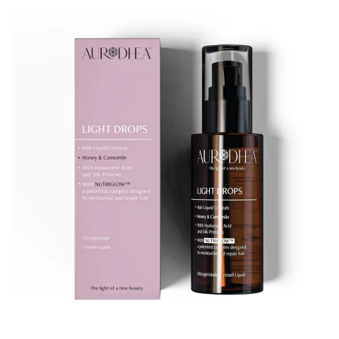 CHOGAN – Aurodhea – LIGHT DROPS Honey & Camomile – Flüssigkristalle für Haare – 0.3 g – Produktbild