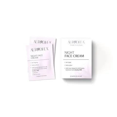 CHOGAN – Aurodhea – Probierbeutel-Set – Nachtcreme mit Eselsmilch – 0.3 g – Produktbild