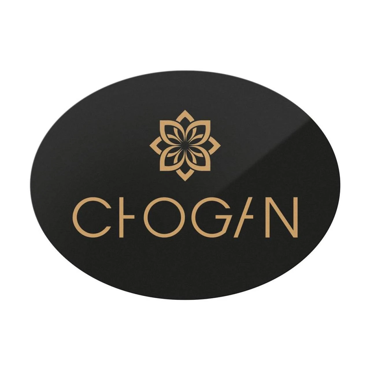 CHOGAN – CHOGAN – GESCHENKVERPACKUNGSAUFKLEBER 54 STÜCK - GOLD – 54 Stück – Produktbild