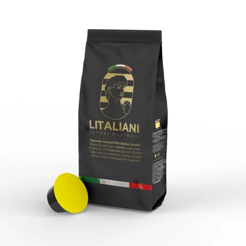 CHOGAN – LITALIANI – Cappuccino-Getränk in Dolce Gusto® kompatiblen Kapseln – Produktbild