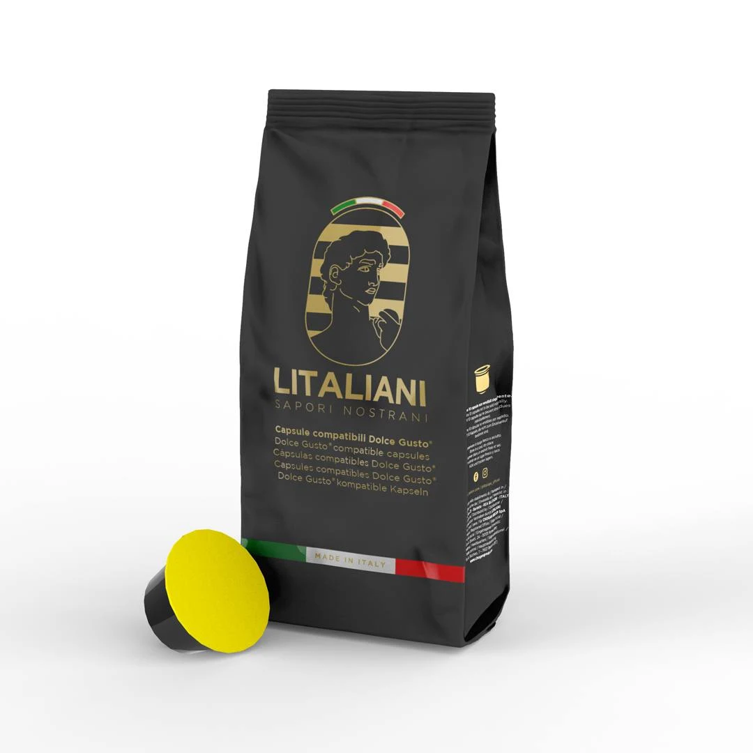 CHOGAN – LITALIANI – Cappuccino-Getränk in Dolce Gusto® kompatiblen Kapseln – Produktbild