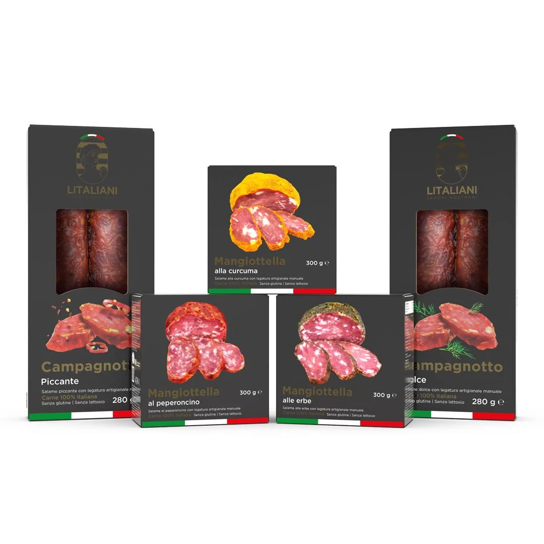 CHOGAN – Olfazeta – TASTY MIX Vorteilspack (5 Packungen Salami) – 0.3 g – Produktbild