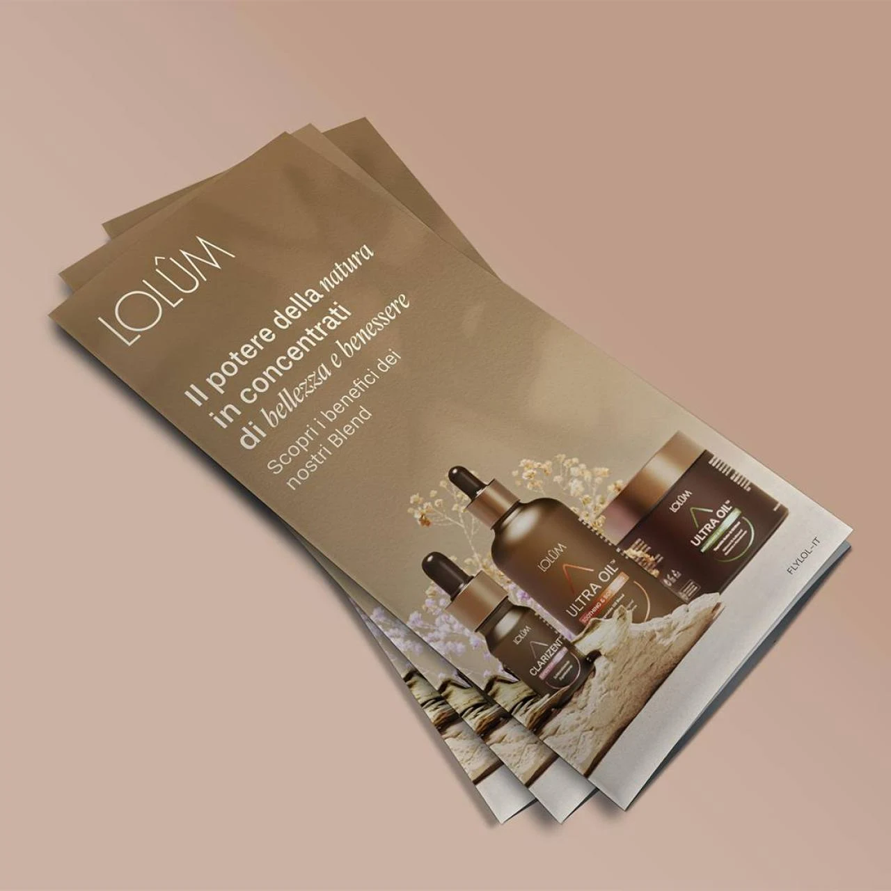 CHOGAN – SuppleFit – Lolûm Werbeflyer-Set Italienisch (50 St.) – 0.3 g – Produktbild