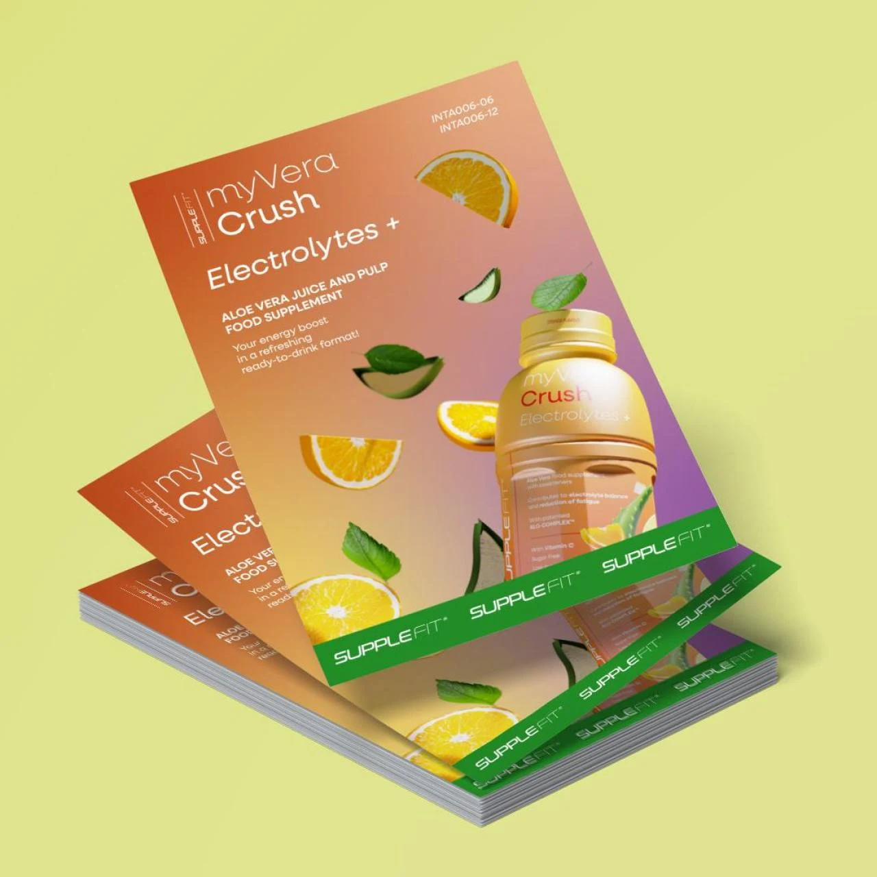 CHOGAN – SuppleFit – SuppleFit Werbeflyer (INTA006-06/INTA006-12) Englisch (50 St.) – Produktbild