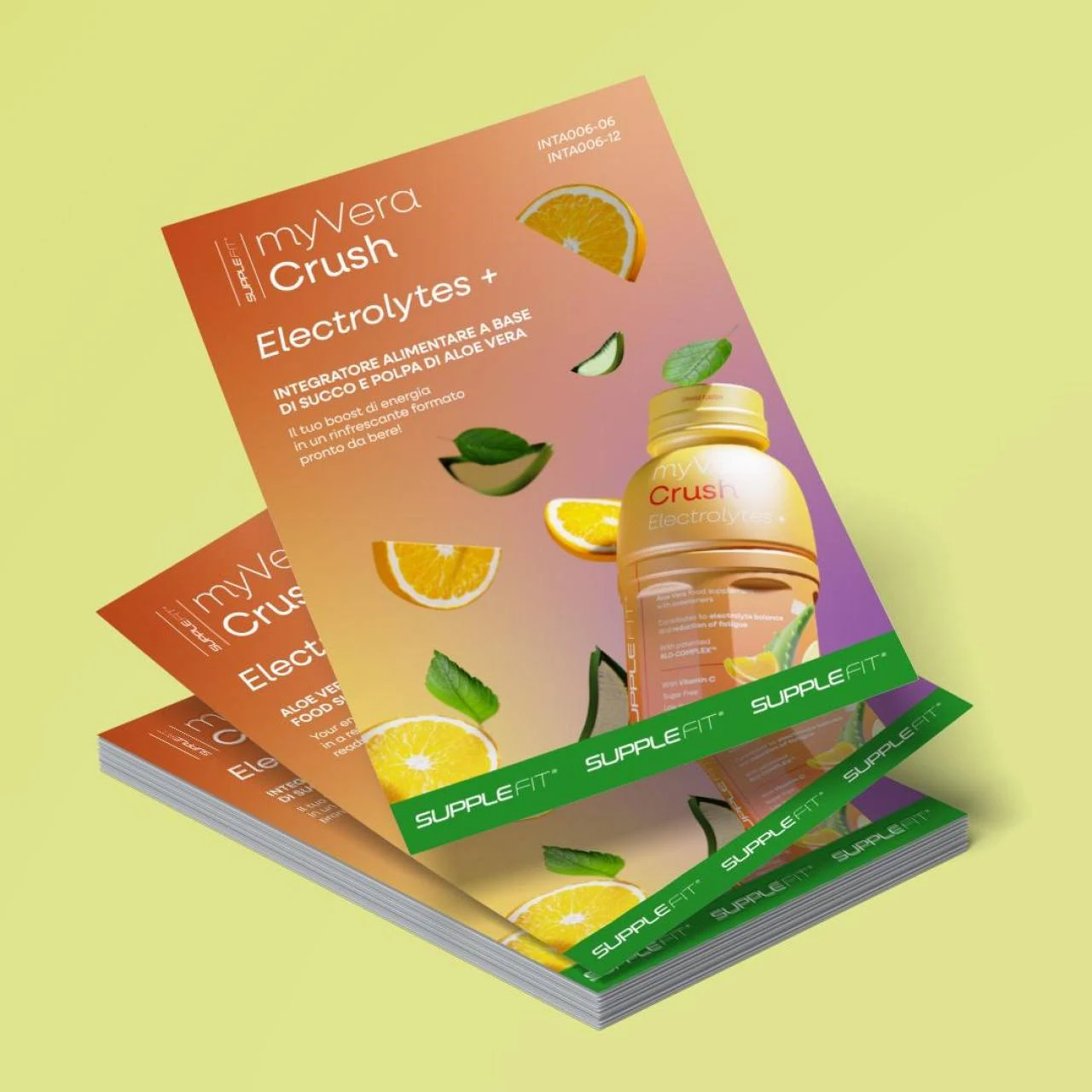 CHOGAN – SuppleFit – SuppleFit Werbeflyer (INTA006-06/INTA006-12) Italienisch (50 St.) – Produktbild