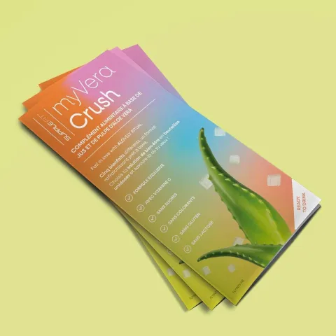CHOGAN – SuppleFit – Werbeflyer-Set SuppleFit MYVERA CRUSH Französisch (50 St.) – 0.3 g – Produktbild